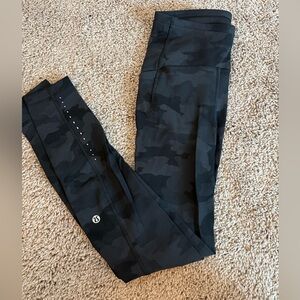 lululemon athletica Black Camo Leggings